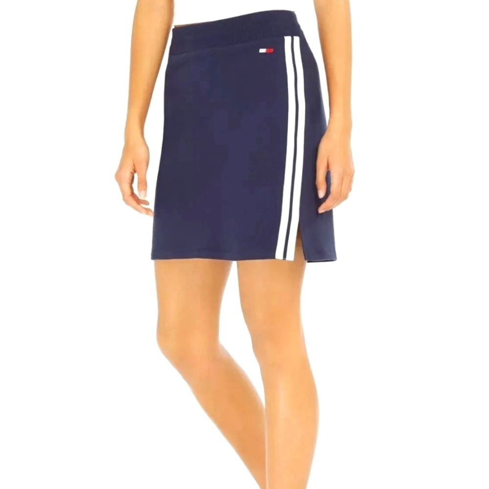 Tommy Hilfiger Skirt Navy L Women's Sport French Terry Skirt Color Navy Size L - Picture 1 of 6